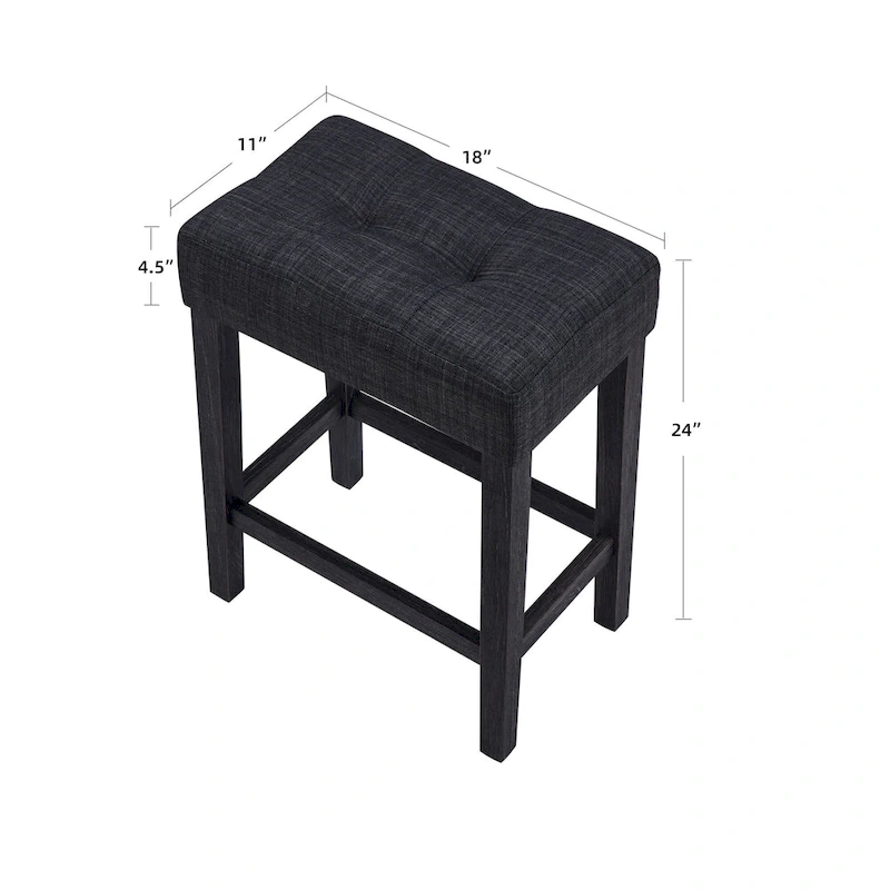 8 PCS Bar Table Dining Sets with Counter Stools and Built-in Power Outlets