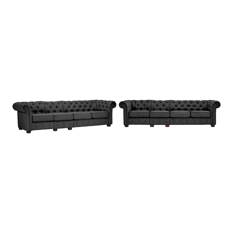 Gdansk 4-Seat Modular Chesterfield Sofa