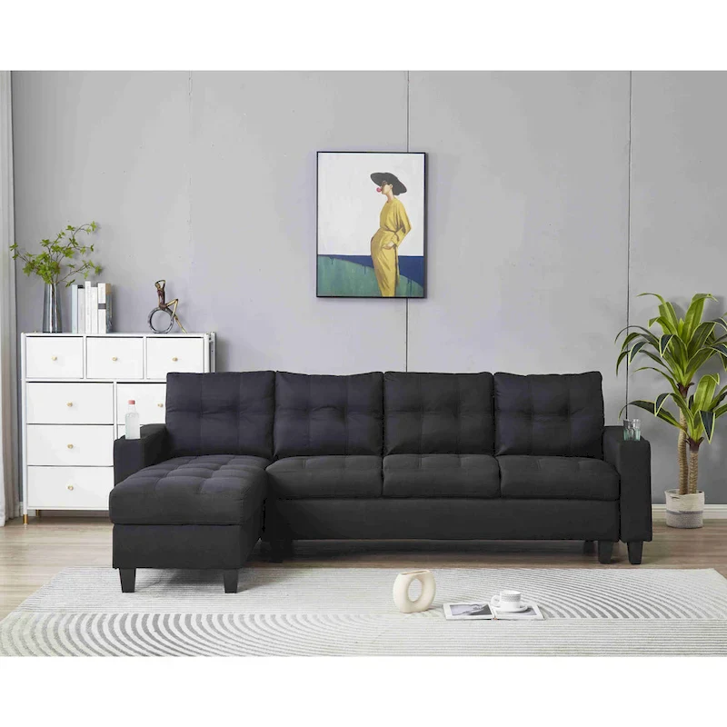 Reversible Chaise Sectional Sofa