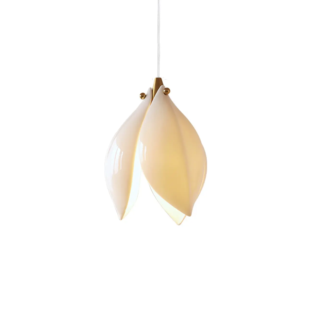 Elegant Ceramic Bud Shape LED Pendant Lamp