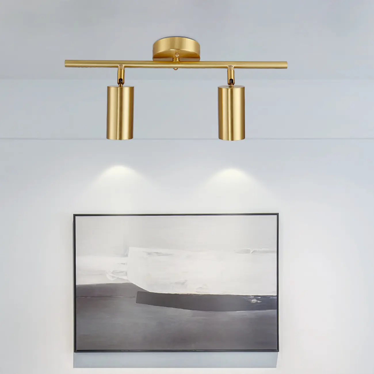 Modern Brass Adjustable Track Lighting
