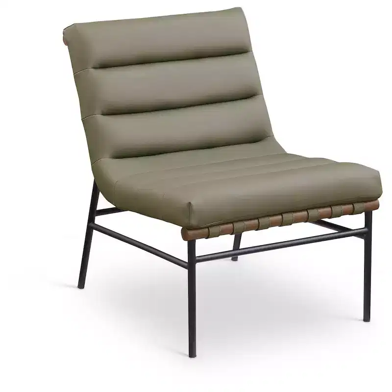 Meridian Furniture,Burke Vegan Leather Accent Chair