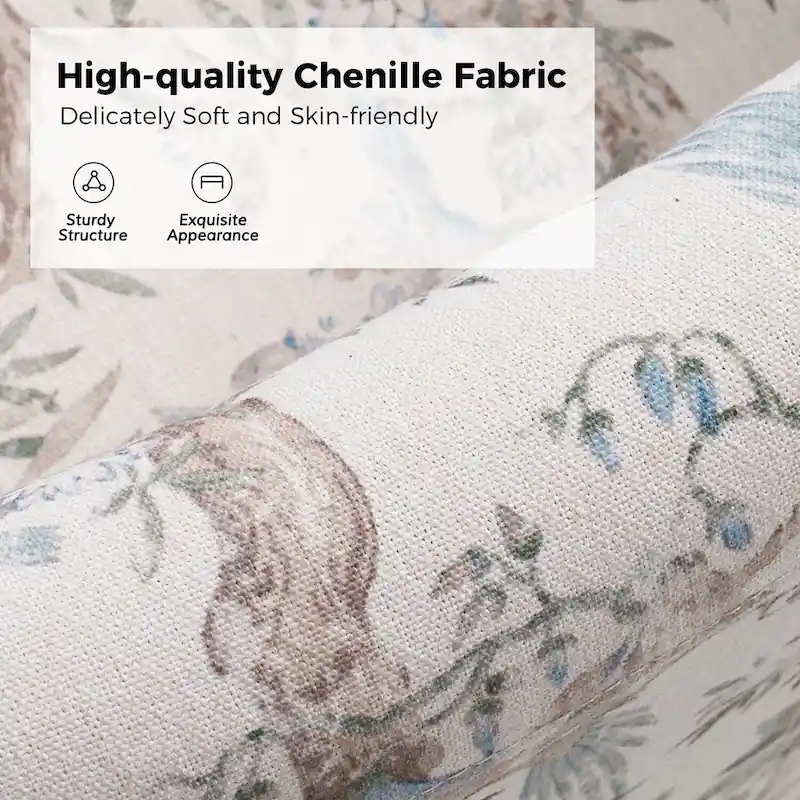 Erkenbald Modern Slipcovered Swivel Chair with Removable Cushion by HULALA HOME