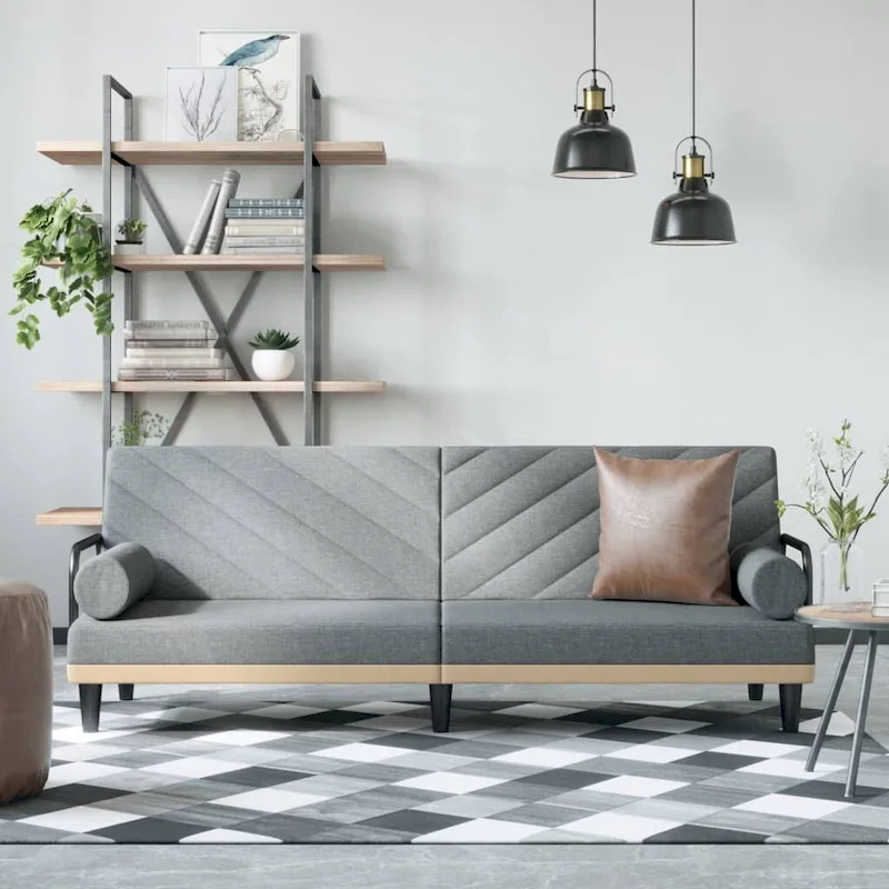 Sleeper Sofa with Armrests Sofa Couch Recliner Chair Loveseat Fabric - 80.7 x 35 x 27.6