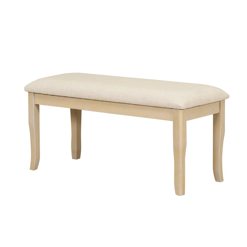 6-Piece Traditional Dining Set with Extendable Table & Chairs