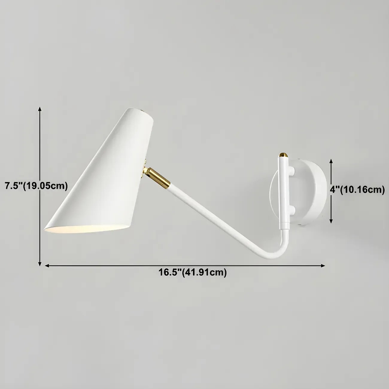 Modern Metal Simple Swing Arm Wall Light