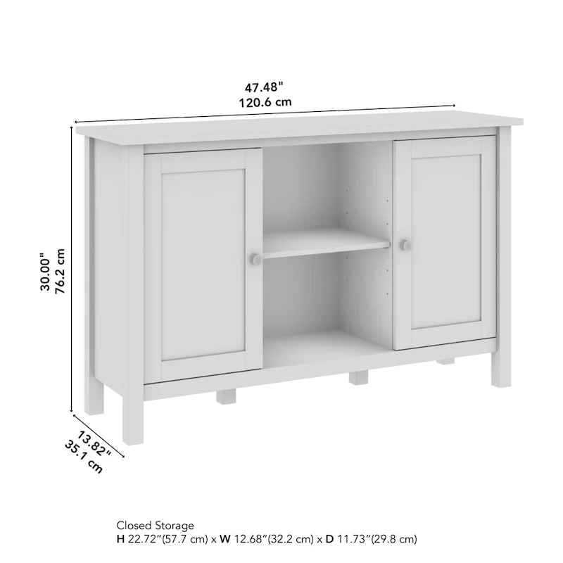 Mayfield 48W Tall TV Stand Media Console.