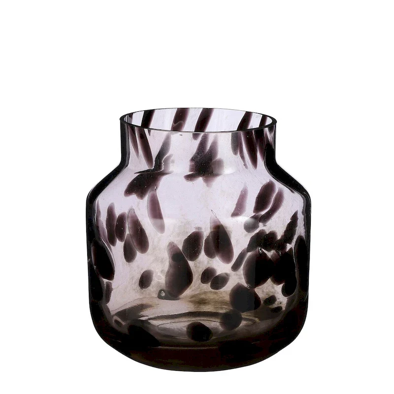 Med. Pantera Glass Vase 8.85 H - ST - Brown