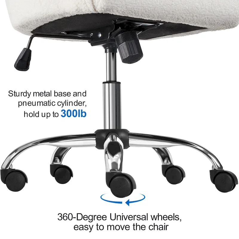 Yaheetech Desk Chair Height-Adjustable Swivel Computer Chair
