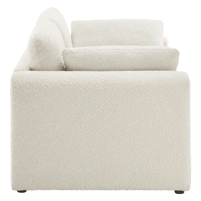 Waverly Boucle Fabric Sofa