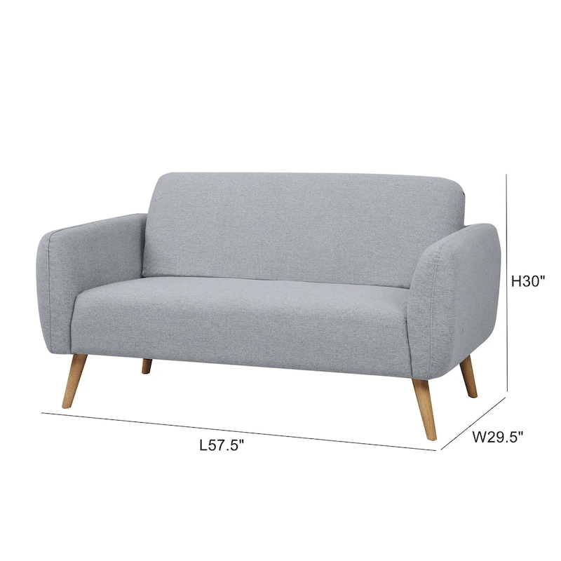 Carson Carrington Vallakra Polyester Loveseat Sofa
