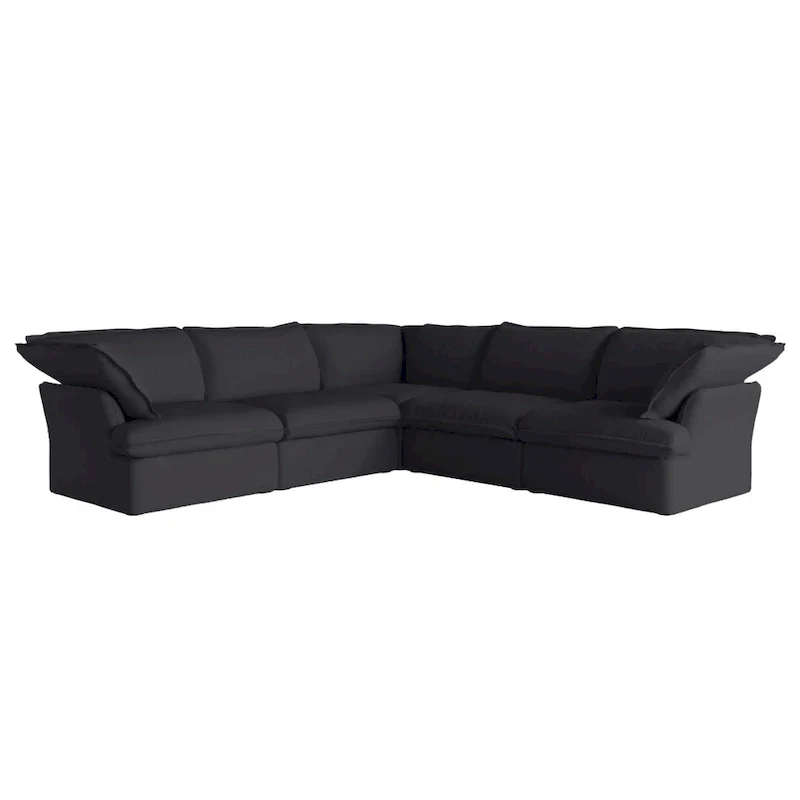 L-shape Sectional Sofa Modern Upholstered Modular Sofa