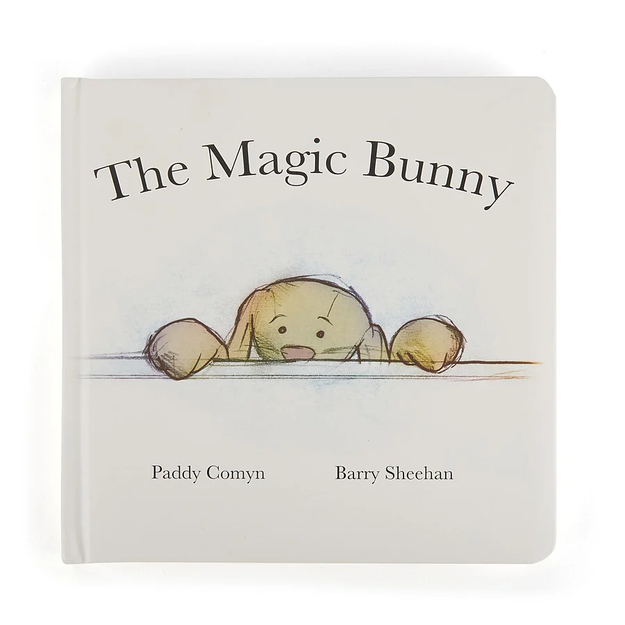 Jellycat Book The Magic Bunny (Bashful Beige or Cottontail Bunny) 19cm