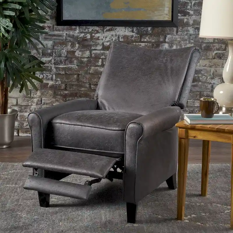 Traditional Microfiber Recliner Chair