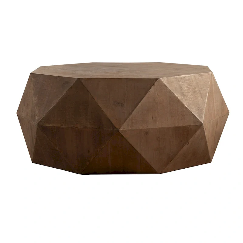 Three-dimensional Embossed Pattern Design American Retro Style Coffee Table