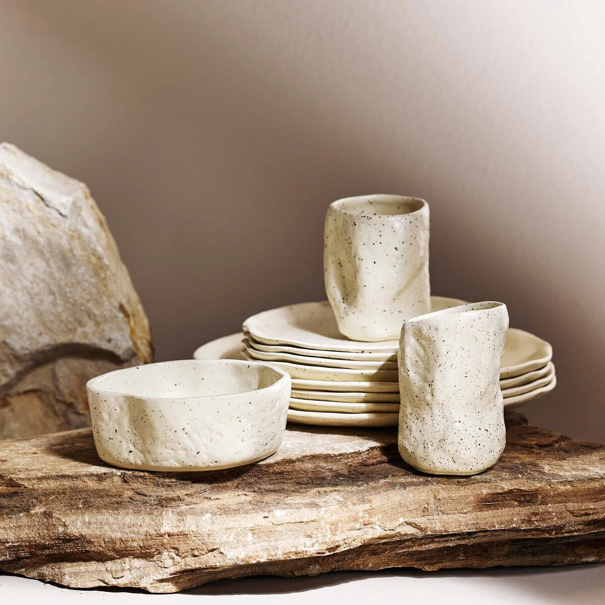 Stone by Mercer Project ATIK Stoneware Dinnerware Set