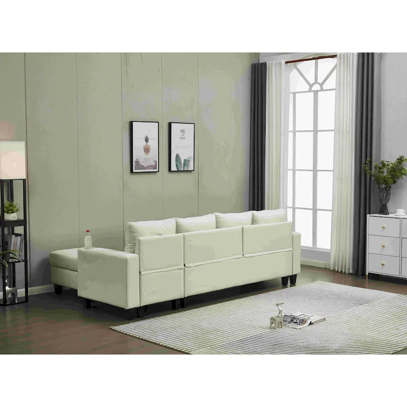 Reversible Chaise Sectional Sofa