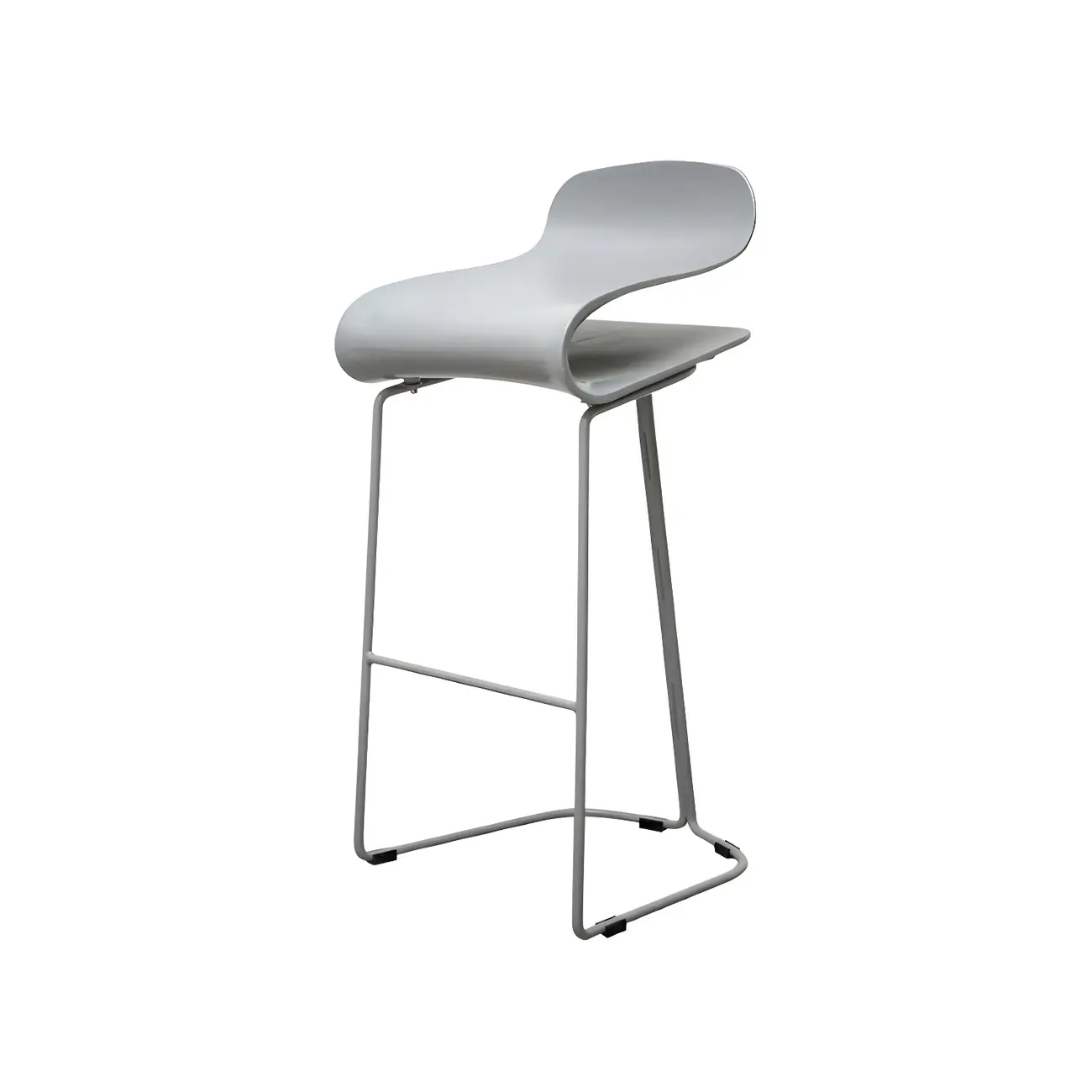 Acrylic Sleek Durable Backless Counter Height Bar Stool
