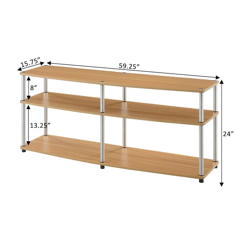 Convenience Concepts Designs2Go 3 Tier 65 inch TV Stand