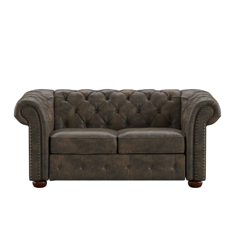 Knightsbridge Tufted Chesterfield Loveseat by iNSPIRE Q Artisan
