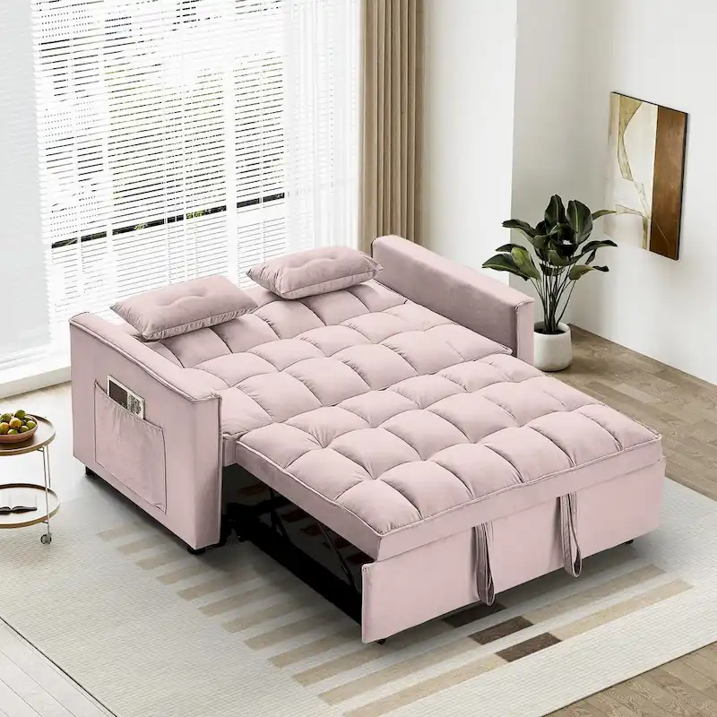 Ouyessir 3 in 1 Multi-Functional Convertible Sleeper Sofa Bed