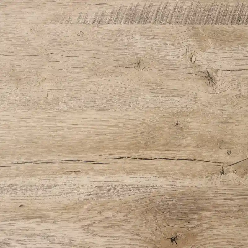 OS Home and Office Furniture Model No Tool Writing Desk with Metal Legs and Sewn Oak Laminate Top