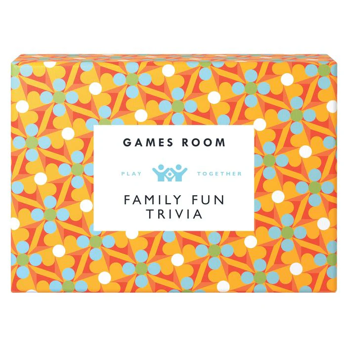 Games Room Family Fun Trivia Multi-Coloured 12.5x5.5x9cm