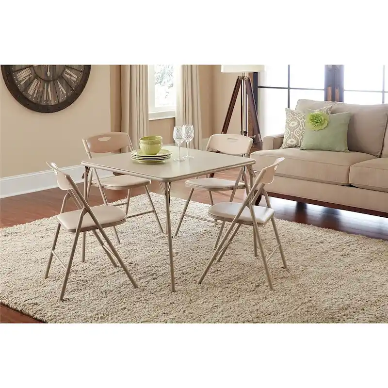 Cosco 5-piece Folding Table and Chairs Set