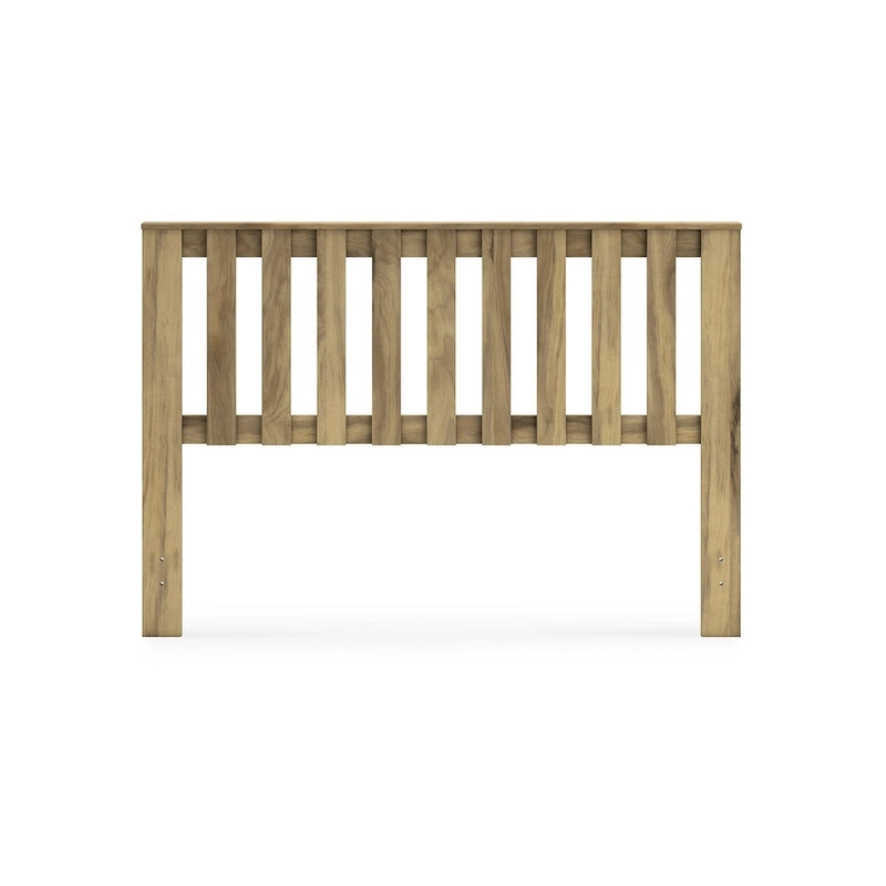 Signature Design by Ashley Bermacy Light Brown Panel Headboard with 2 Nightstands