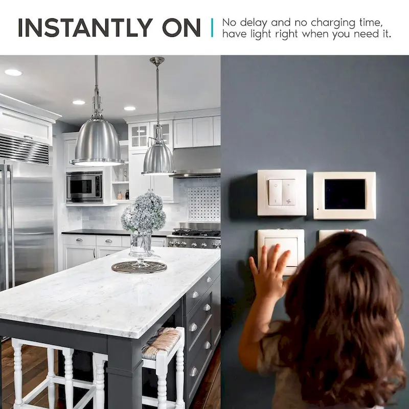 Luxrite A19 LED Light Bulb 60W Equivalent, Dimmable, 800 Lumens, Enclosed Fixture Rated, Energy Star, E26 Base (6 Pack)