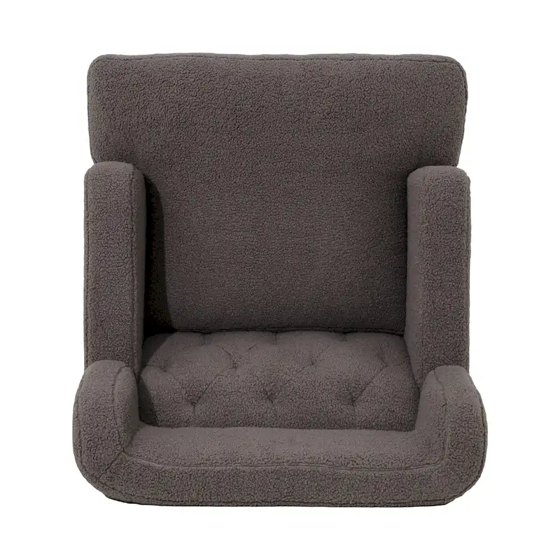 Modern Fabric Accent Chair with Cushion Back