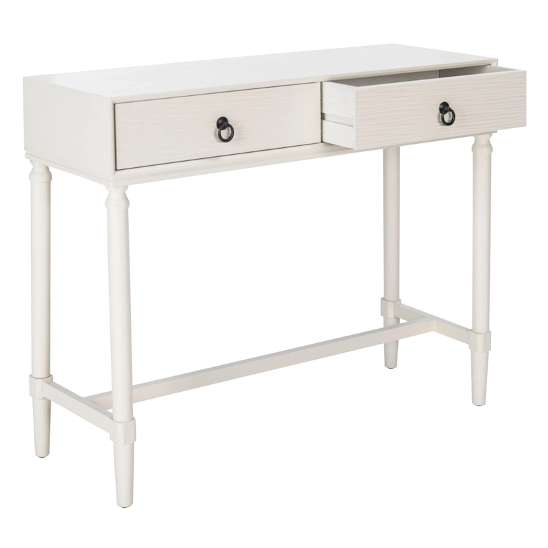 SAFAVIEH Barbra 2-Drawer Console Table - 35.5 W x 13 L x 29.5 H - 36Wx13Dx30H
