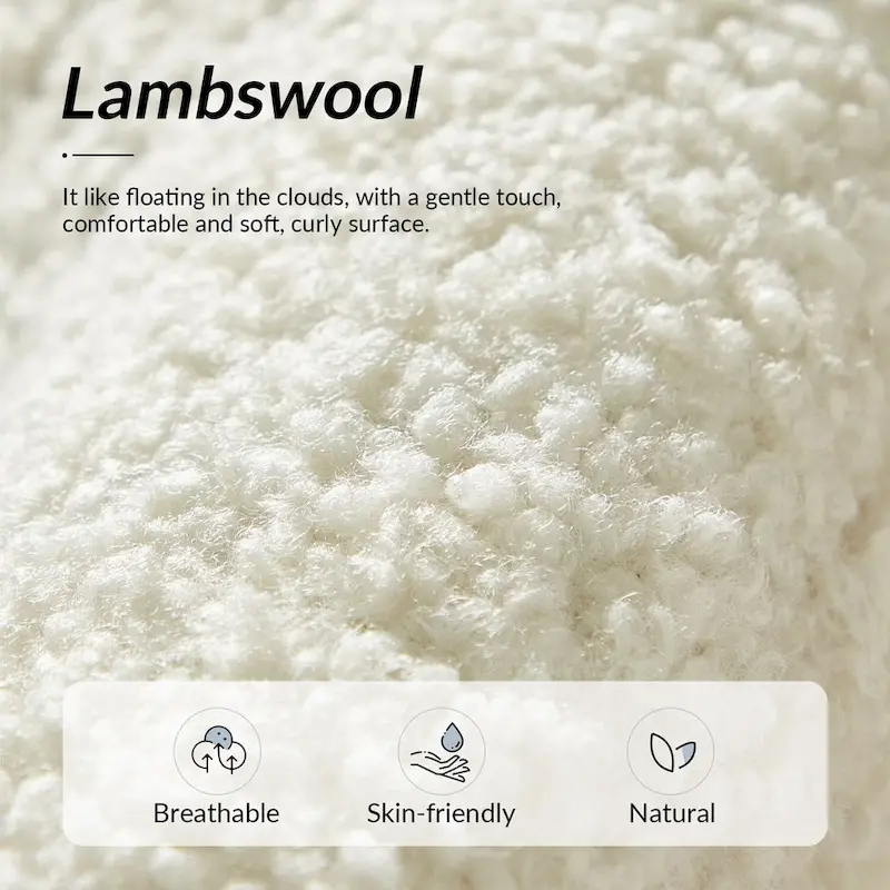 Modern 31W Boucle Armchair with Solid Wood Legs