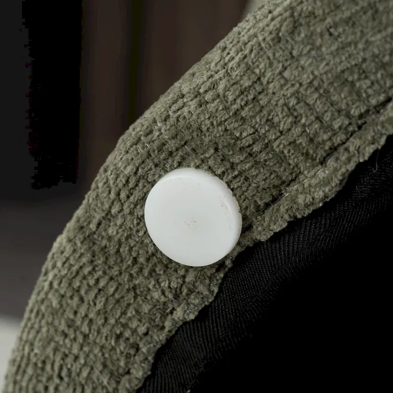 Set of1 Boucle Upholstered Modern Style Swivel Accent Chair