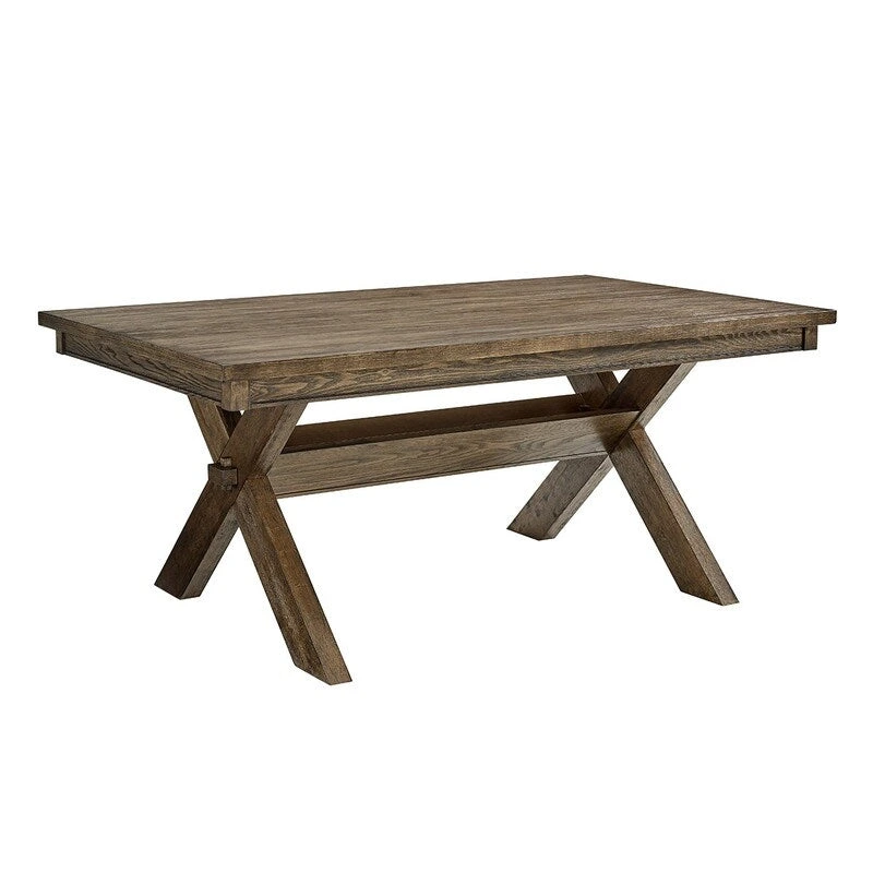 Chester Rustic Farmhouse Dining Table - N/A