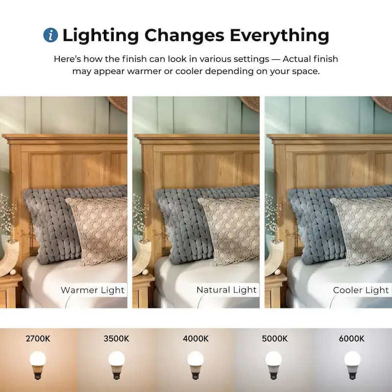 Wellington Farmhouse Natural Oak Solid Wood Panel Bed