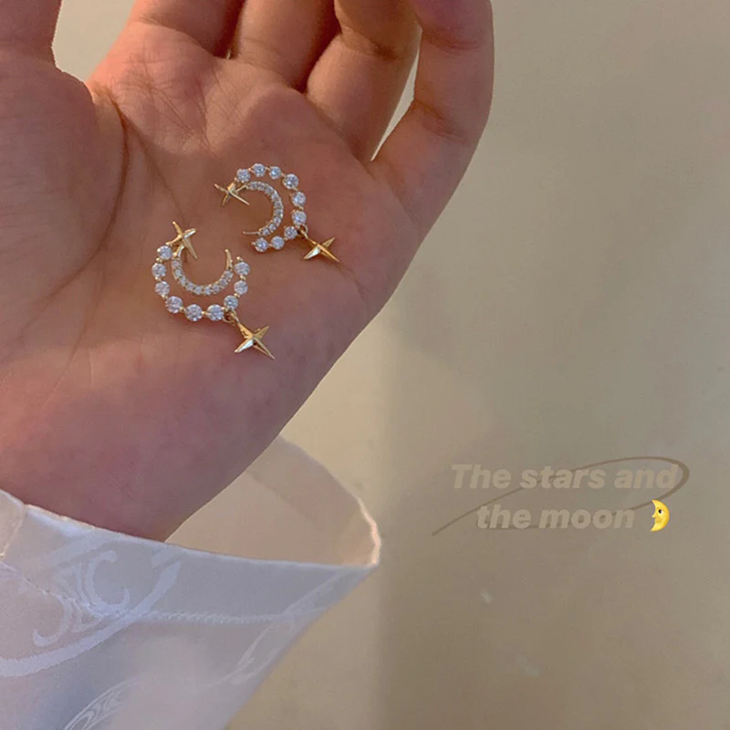 Luninana Earrings - Starmoon earrings YX002