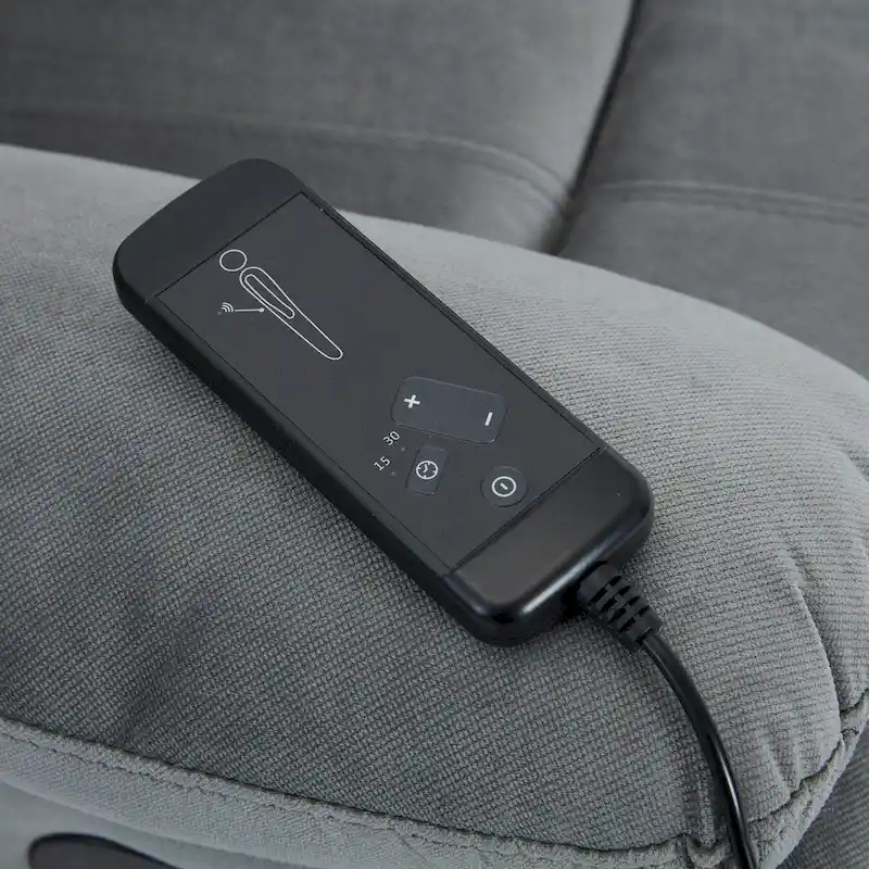 Steph Plush Transitional Upholstered Manual Recliner Chair