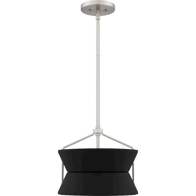 Nira 2-Light Brushed Nickel Pendant Light