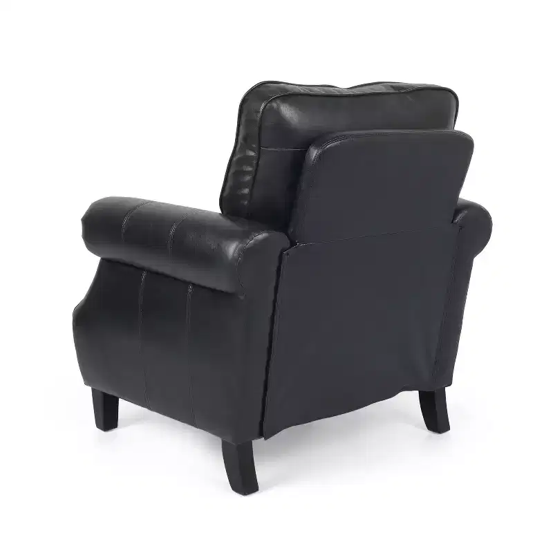 GDFStudio Dowd 36.50 Faux Leather Club Chair with Nailhead Trim