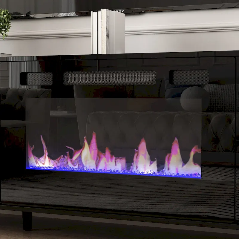 Electric Fireplace TV Stand Entertainment Center Remote Control