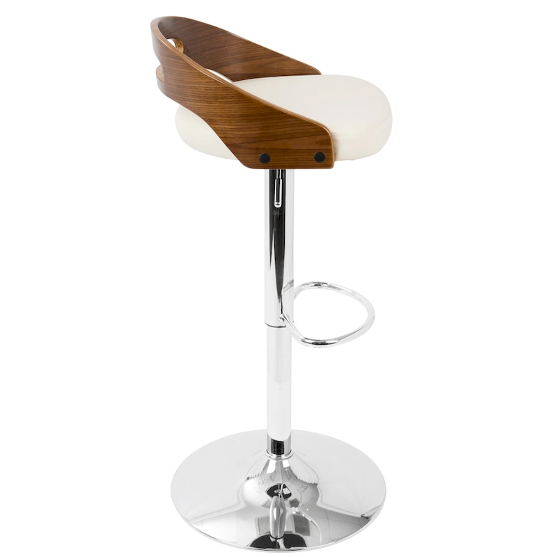 Carson Carrington Simon Adjustable Bar Stool with Oval Footrest (Set of 2)