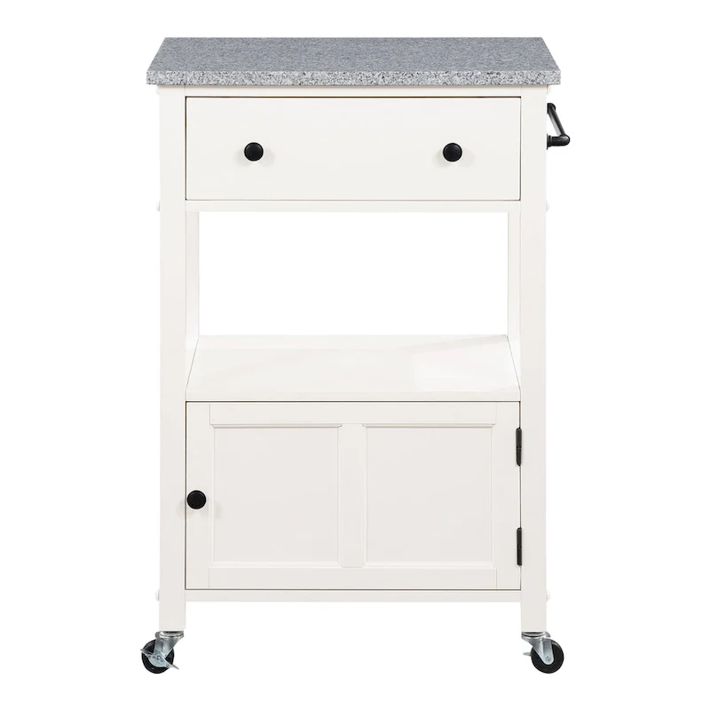 Fairfax Kitchen Cart with Granite Top