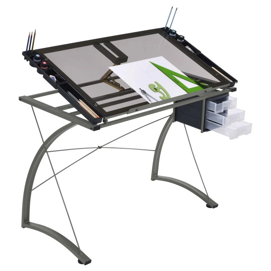 Adjustable Champagne Drafting Desk