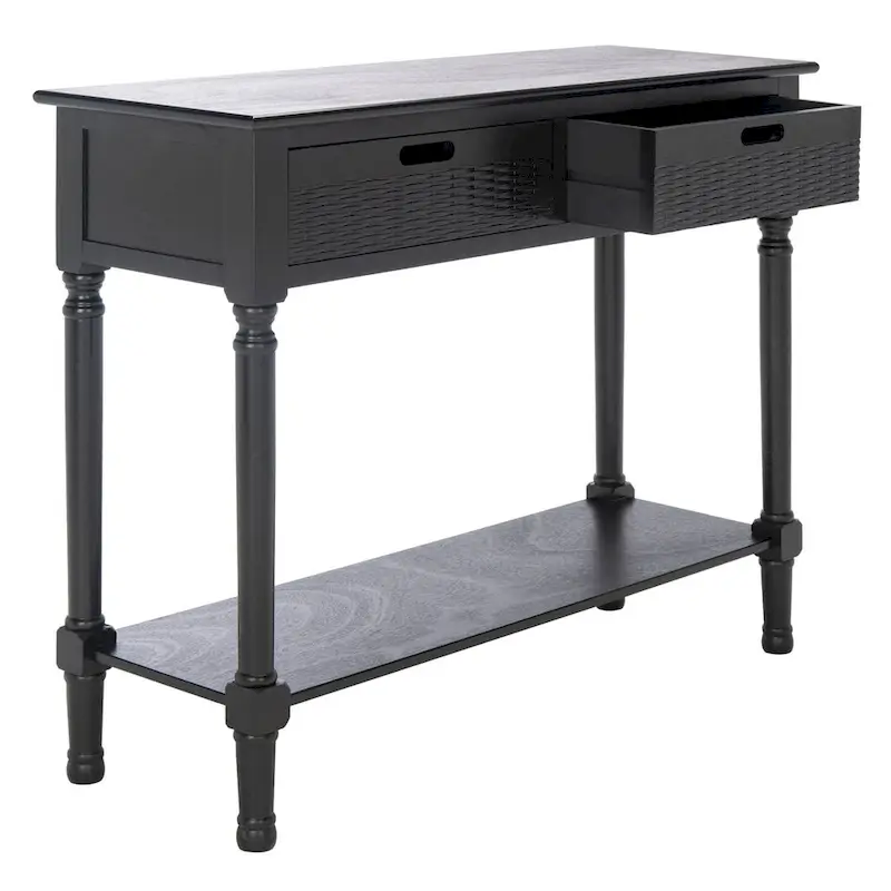 SAFAVIEH Lucetta 2-Drawer Console Table - 35.5 W x 13 L x 29.5 H - 36Wx13Dx30H