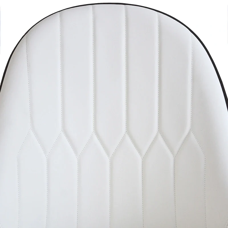 Set of 2 Modern Upholstered PU Leather Dining Chair