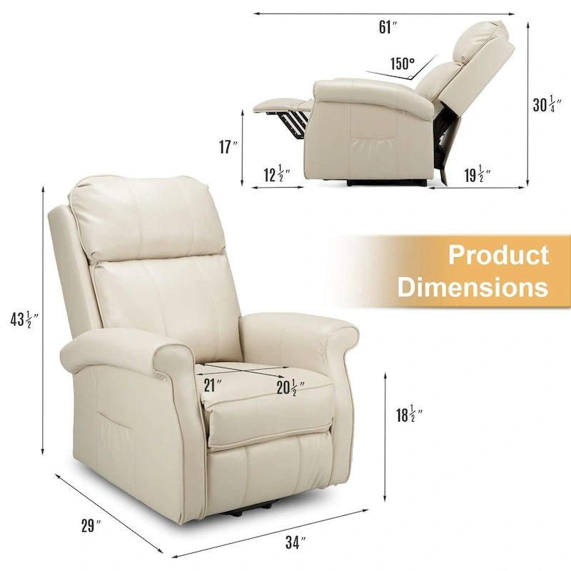 AECOJOY Electric Power Lift Recliner Chair