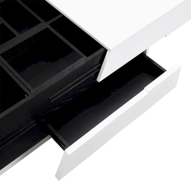 Merax Modern Extendable Sliding Top Coffee Table