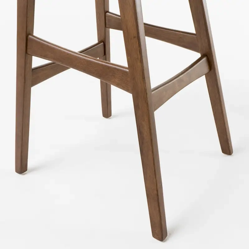Emmaline Natural Finish Bar Stool (Set of 2) by Christopher Knight Home - N/A