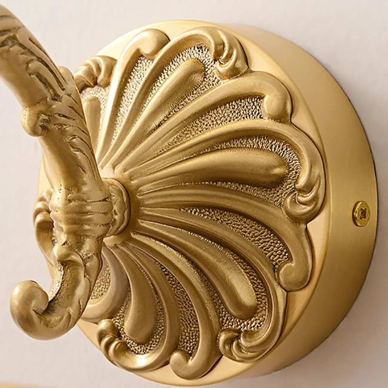 Gold Bathroom LED Wall Sconce Fixture with Warm Light